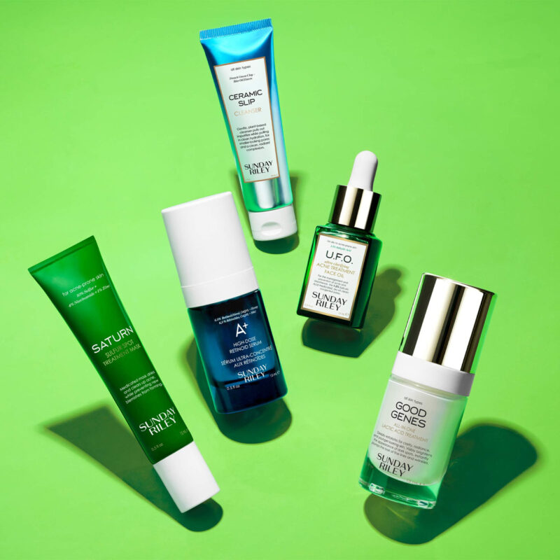 Kit De Cuidados Com A Pele Sunday Riley Sobre Acne Sem Perfu - Image 2