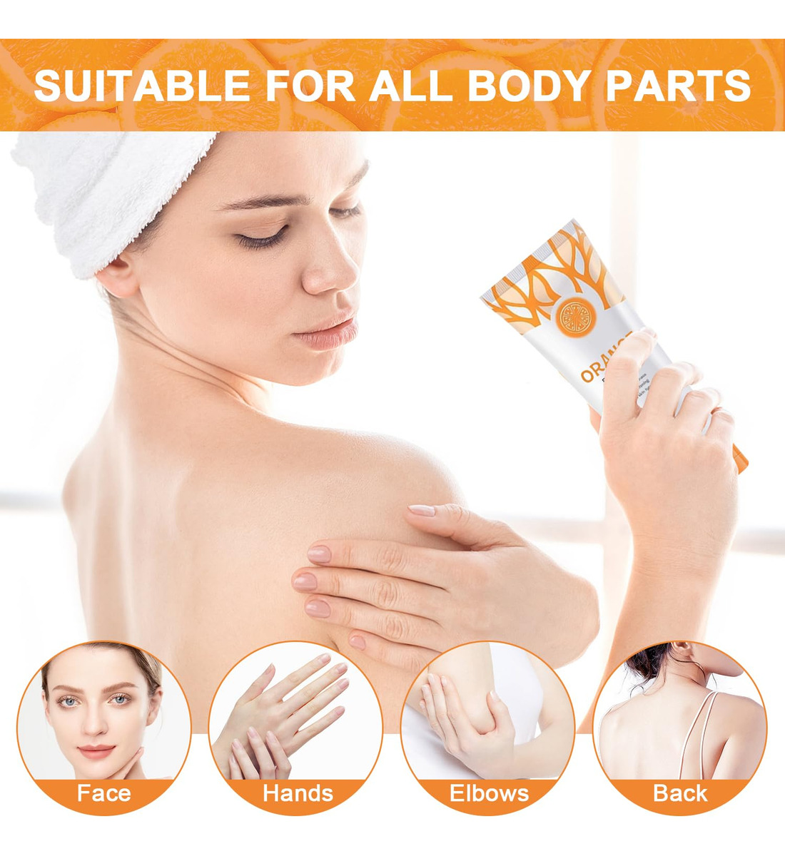Esfoliante Em Gel Esfoliante Kanroadi Orange Face Body Skin, - Imagem 5