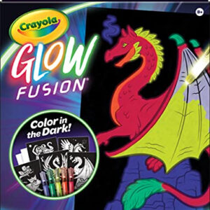 Crayola Glow Fusion, Conjunto De Cores Que Brilha No Escuro