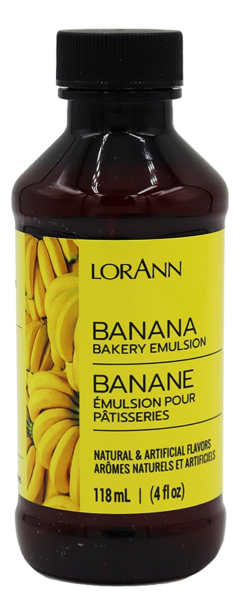 Emulsão De Padaria Lorann Oils Banana True Banana 118ml