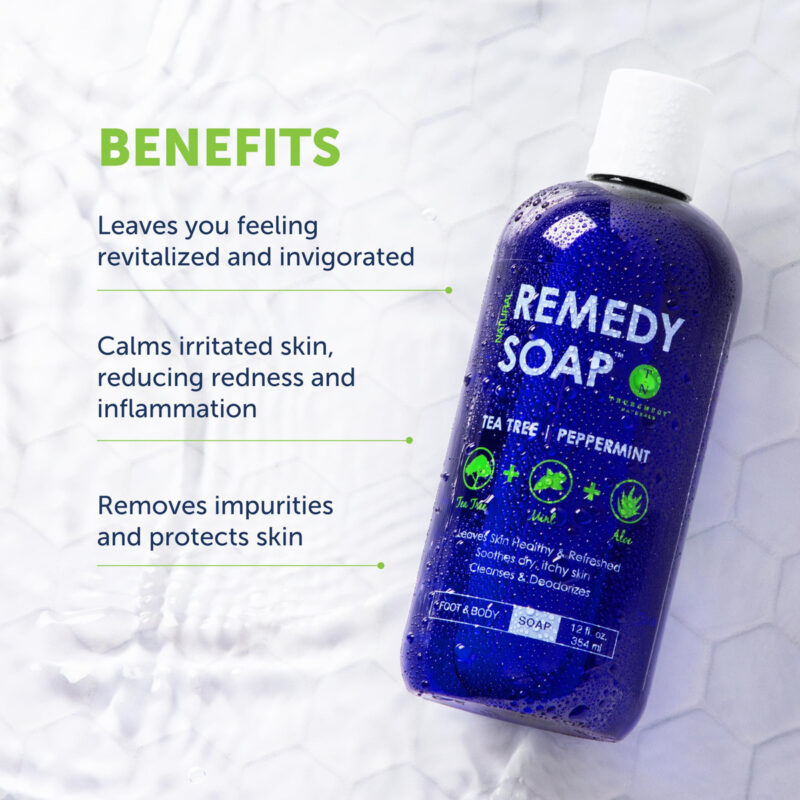 Sabonete Líquido Remedy Soap Tea Tree Oil Ajuda Atletas A Se - Image 5