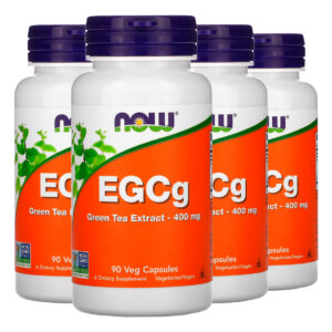 Egcg Extrato Chá Verde 400mg Now Foods 90caps Importado 4un