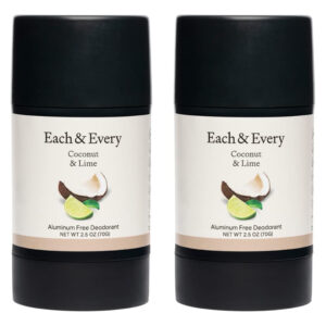 Desodorante Each & Every Coconut & Lime 75ml Sem Alumínio