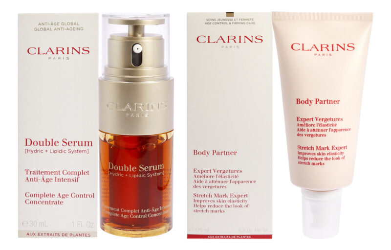 Conjunto De Cuidados Com A Pele Clarins Double Serum Expert