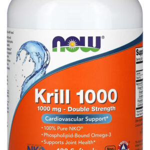 Now Foods Óleo Krill 1000mg Dupla Força 120sft Importado