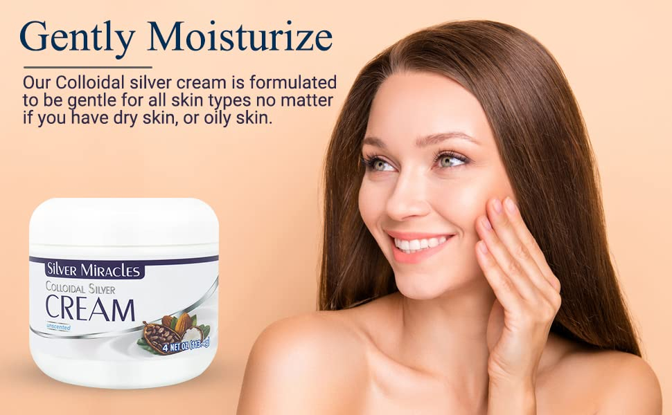 Creme De Prata Coloidal Silver Miracles 120ml Skin Healing - Imagem 5