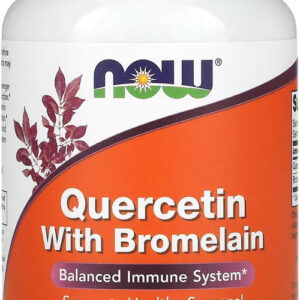 Quercetina 800mg Now Foods Quercetin E Bromelaína 120veg Cap