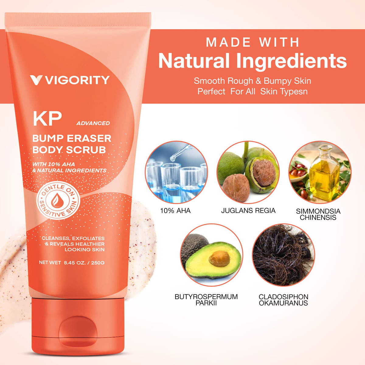 Esfoliante Corporal Vigority Kp Bump Eraser Keratosis Pilari - Imagem 3