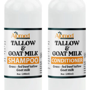 Conjunto De Shampoo E Condicionador, Sebo Bovino E Leite De