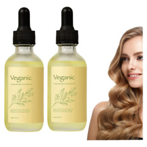 Óleo De Crescimento Capilar Vegano Natural Alecrim 60ml X2 P