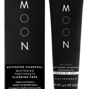 Pasta De Dentes Moon Charcoal Whitening Stain Removal 125ml