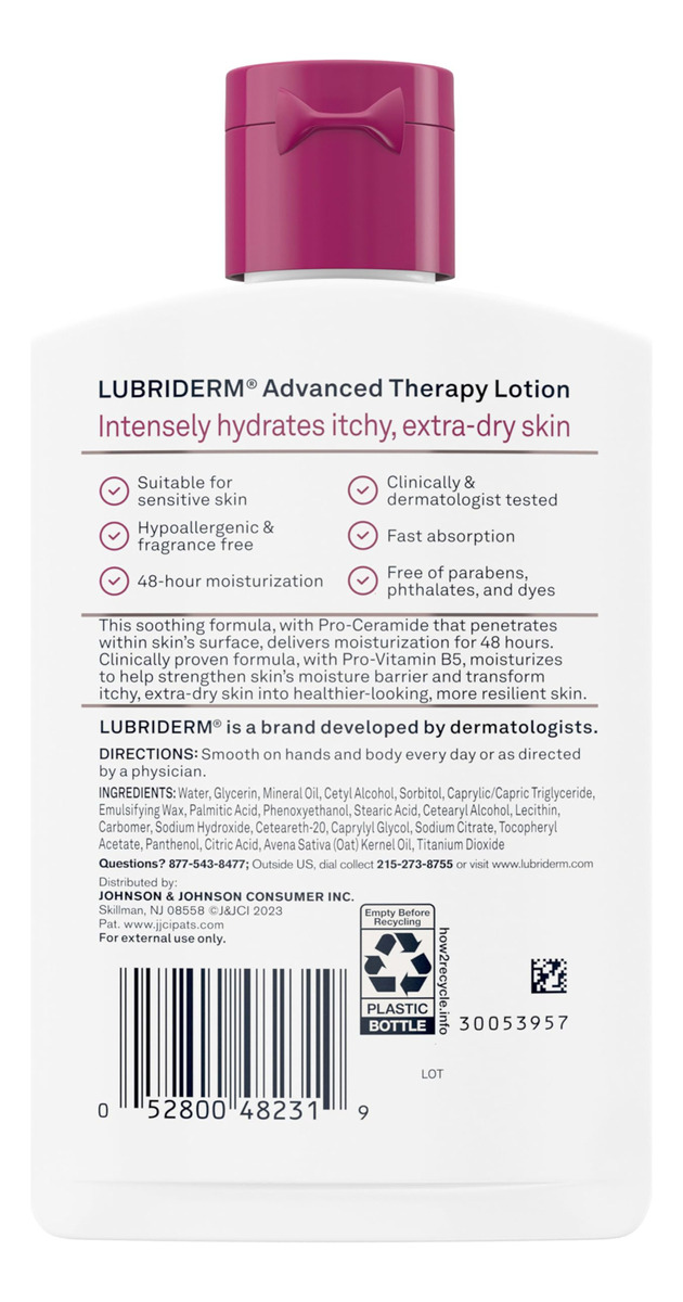 Loção Lubriderm Advanced Therapy Sem Fragrância 180ml - Imagem 9