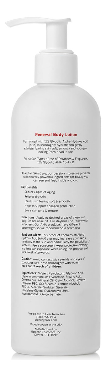 Loção Corporal Alpha Skin Care Revitalizante 680ml 12% Glicó - Imagem 6