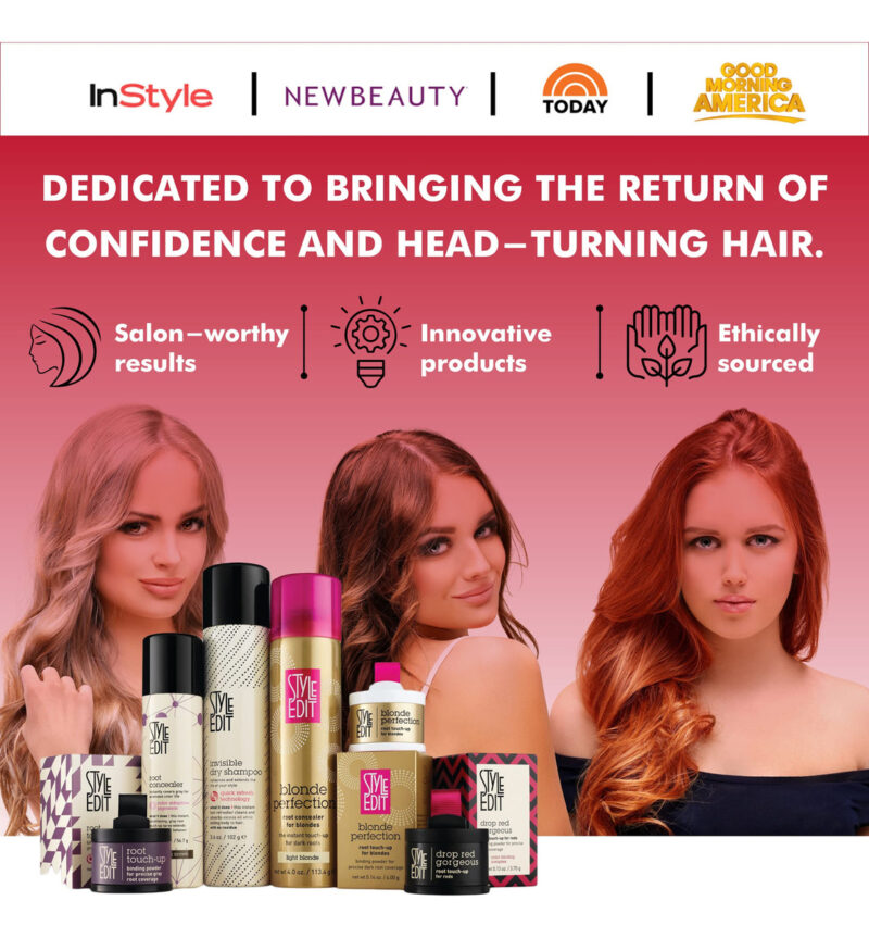 Pacote Com 5 Unidades Root Touch Up Powder Style Edit Dark R - Image 6