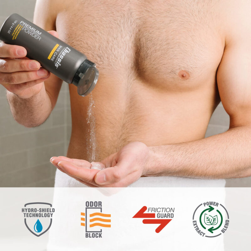 Body Powder Chassis Premium Para Homens, Absorvente De Odore - Image 3