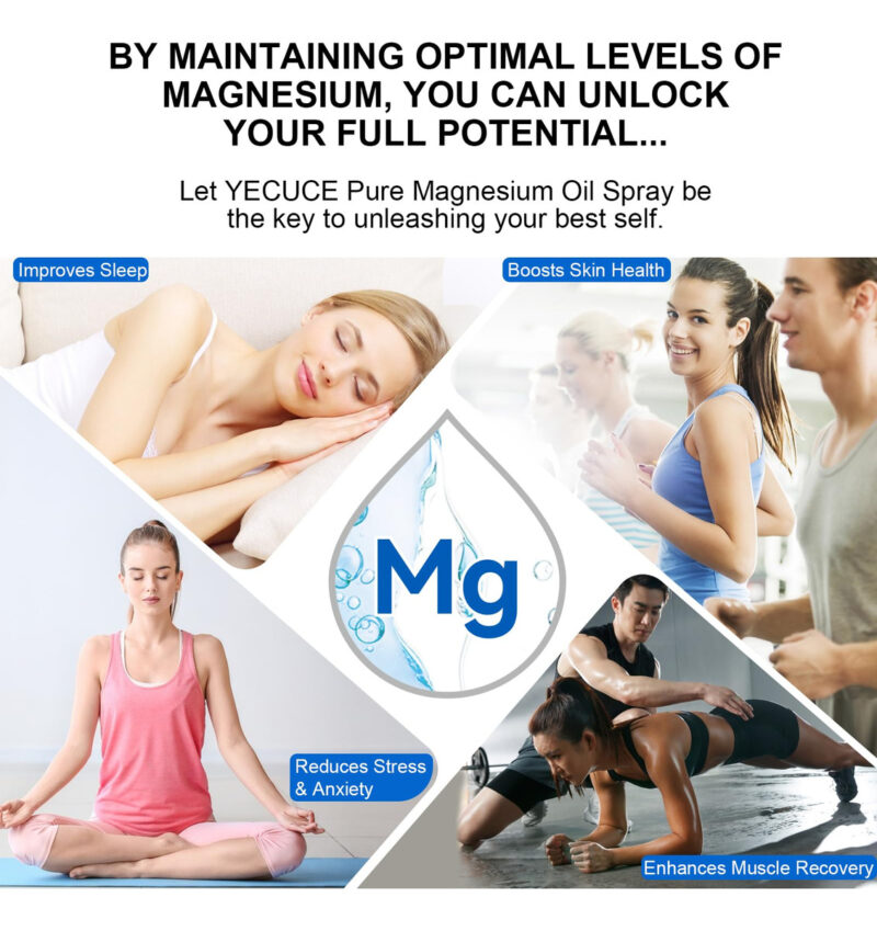 Spray De Óleo De Magnésio Flasture Topical 60ml (pacote De 1 - Image 3