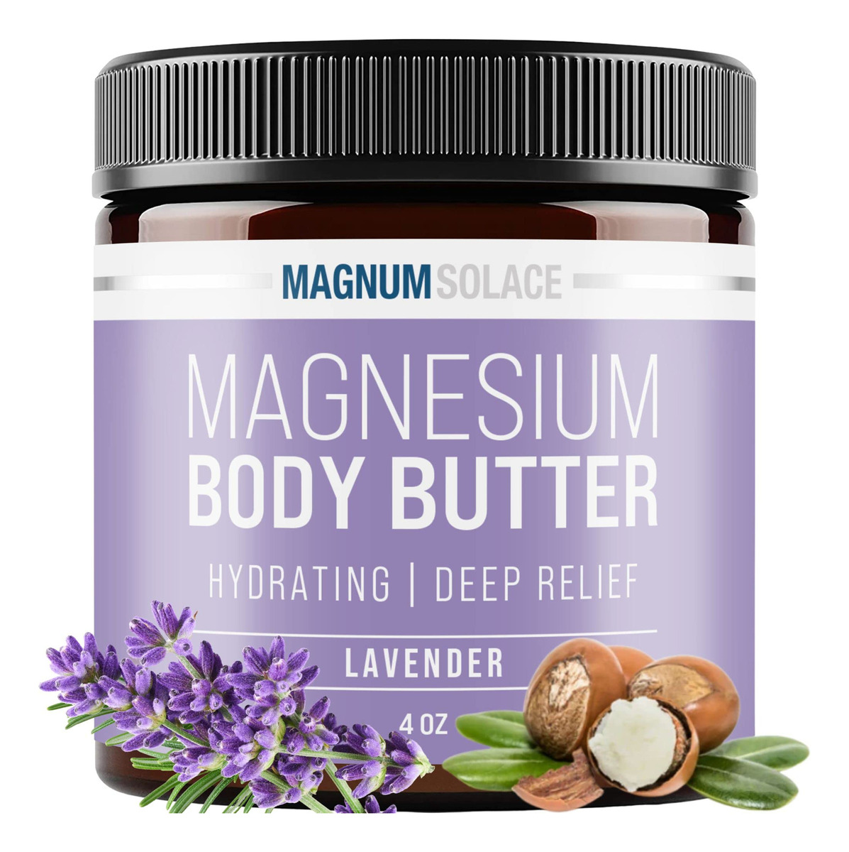 Manteiga Corporal De Magnésio Magnum Solace Levemente Perfum
