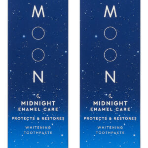 Pasta De Dentes Moon Teeth Whitening Sem Flúor Midnight Mint