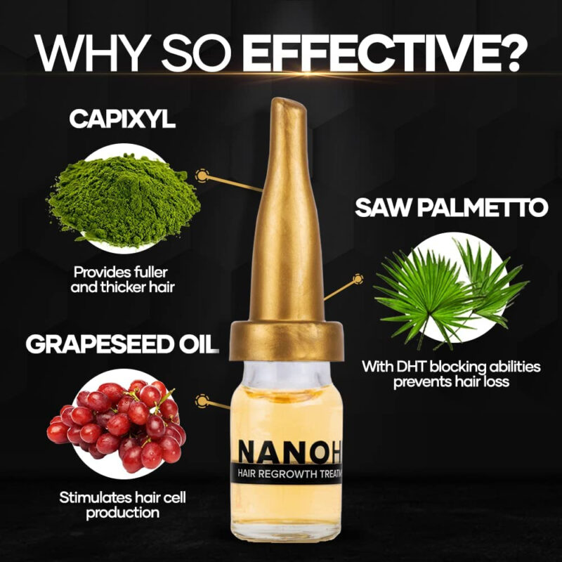 Sérum Fortalecedor De Cabelo Nanohair By Bubbly 5 Ml X 10 Un - Image 3