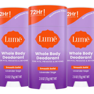 Desodorante Lume Whole Body Smooth Solid Stick 72h 75ml X3 L