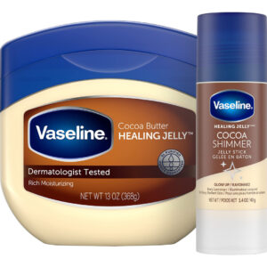 Geléia Hidratante Curativa Vaselina Manteiga De Cacau 385ml