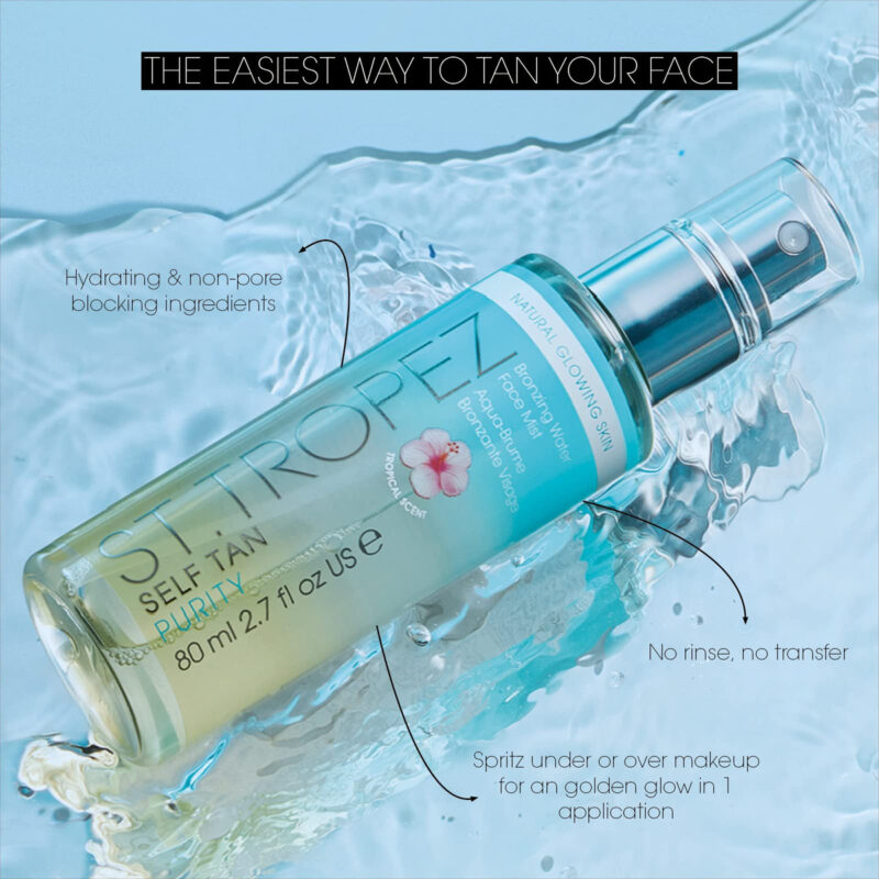 Self Bronzing Purity Bronzing Water Face Mist St.tropez 80ml - Image 2