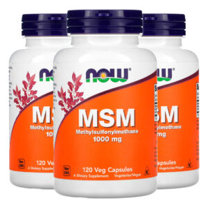 Msm 1000mg 120 Caps Importado 3un Now Foods