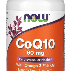 Coenzima Coq10 60mg E Omega-3 Now Foods 60soft Importado