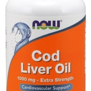 Óleo De Fígado De Bacalhau 1000mg 180 Cps - Now Foods Eua