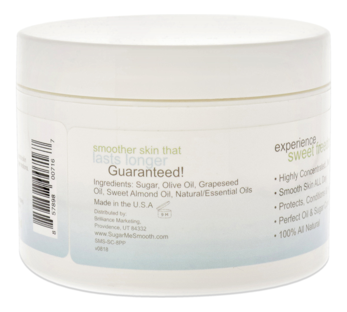 Esfoliante Corporal Sugar Me Smooth Pure Peppermint Unissex - Imagem 2