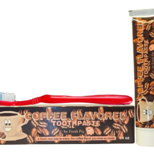 Pasta De Dentes Fresh Pig Com Sabor De Café 120ml Sem Flúor