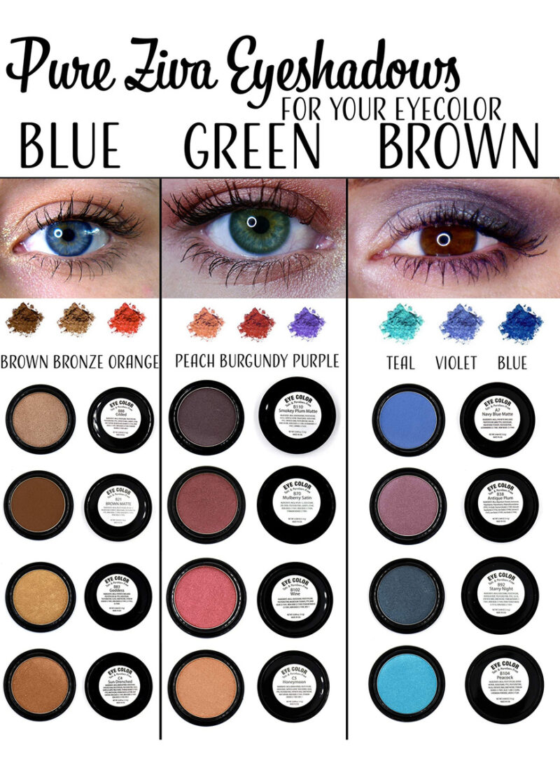 Sombra De Olhos Pure Ziva Sun Drenched Canela Marrom Chocola - Image 9