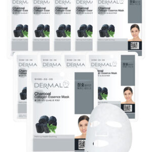 Máscara Facial Dermal Charcoal Collagen Essence X10 - Pore P