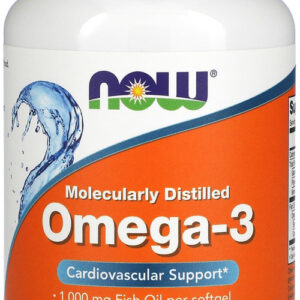 Ômega-3 Molecularmente Destilados 100soft Nowfoods Sabor Sem Sabor