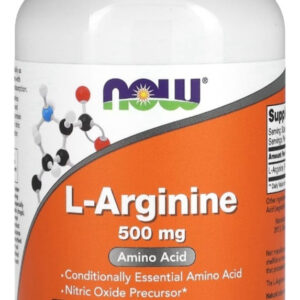 Arginina Now Foods L Arginine Importada Pura 500mg 250 Caps
