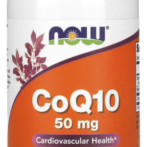 Coenzima Coq10 50mg Now Foods + Vit E 100soft Importado