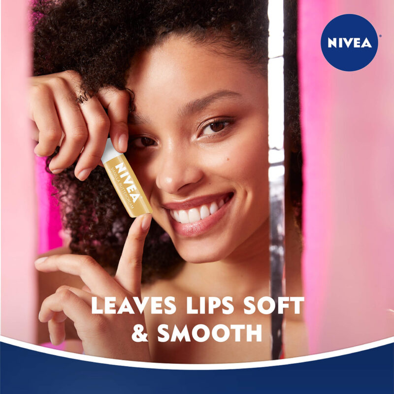 Bálsamo Labial Nivea Vanilla Buttercream Hidratante Para O D - Image 2