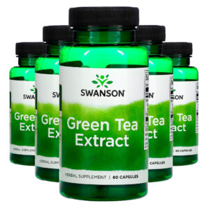 Extrato De Chá Verde 500mg Swanson 60 Caps Importado 5un