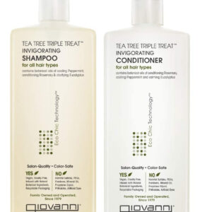 Conjunto De Shampoo E Condicionador Giovanni Tea Tree Triple