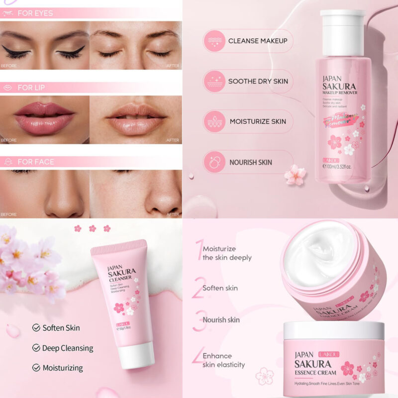 Conjunto De Cuidados Com A Pele Evolvique Sakura Skin Care, - Image 2