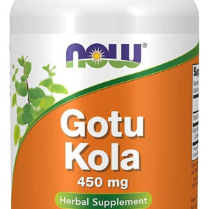 Now Foods Gotu Kola 450mg 100 Cápsulas Sabor Sem Sabor