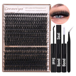 Kit De Extensão De Cílios Geeneiya Volume Lash Clusters D Cu