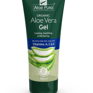 Gel Aloe Pura Aloe Vera Orgânico Com Vitamina A C E E 200ml