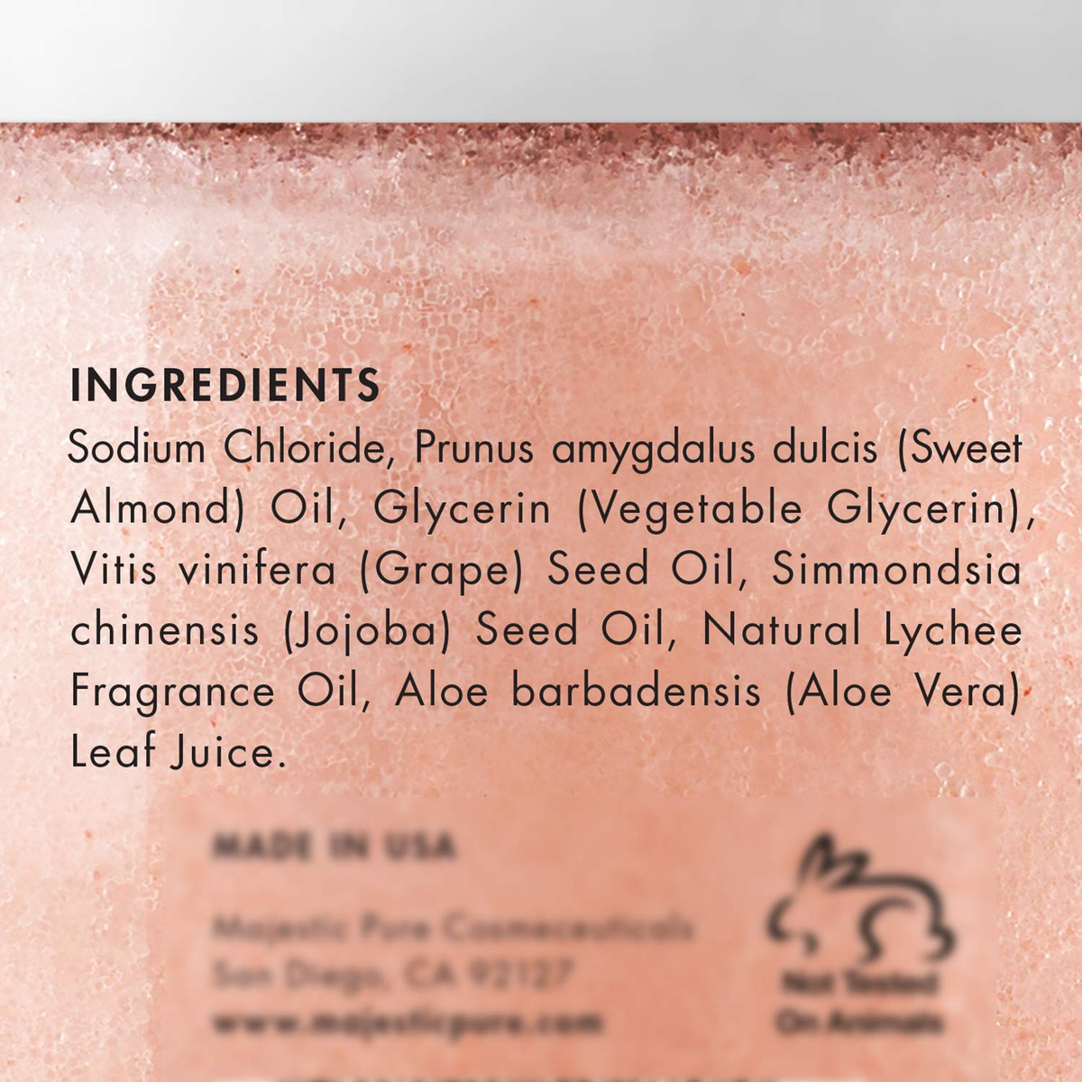 Esfoliante Corporal Majestic Pure Himalaia Com Óleo De Lichi - Imagem 3