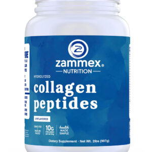 Peptídeos De Colágeno Em Pó Zammex 90 Porções 100% Alimentad