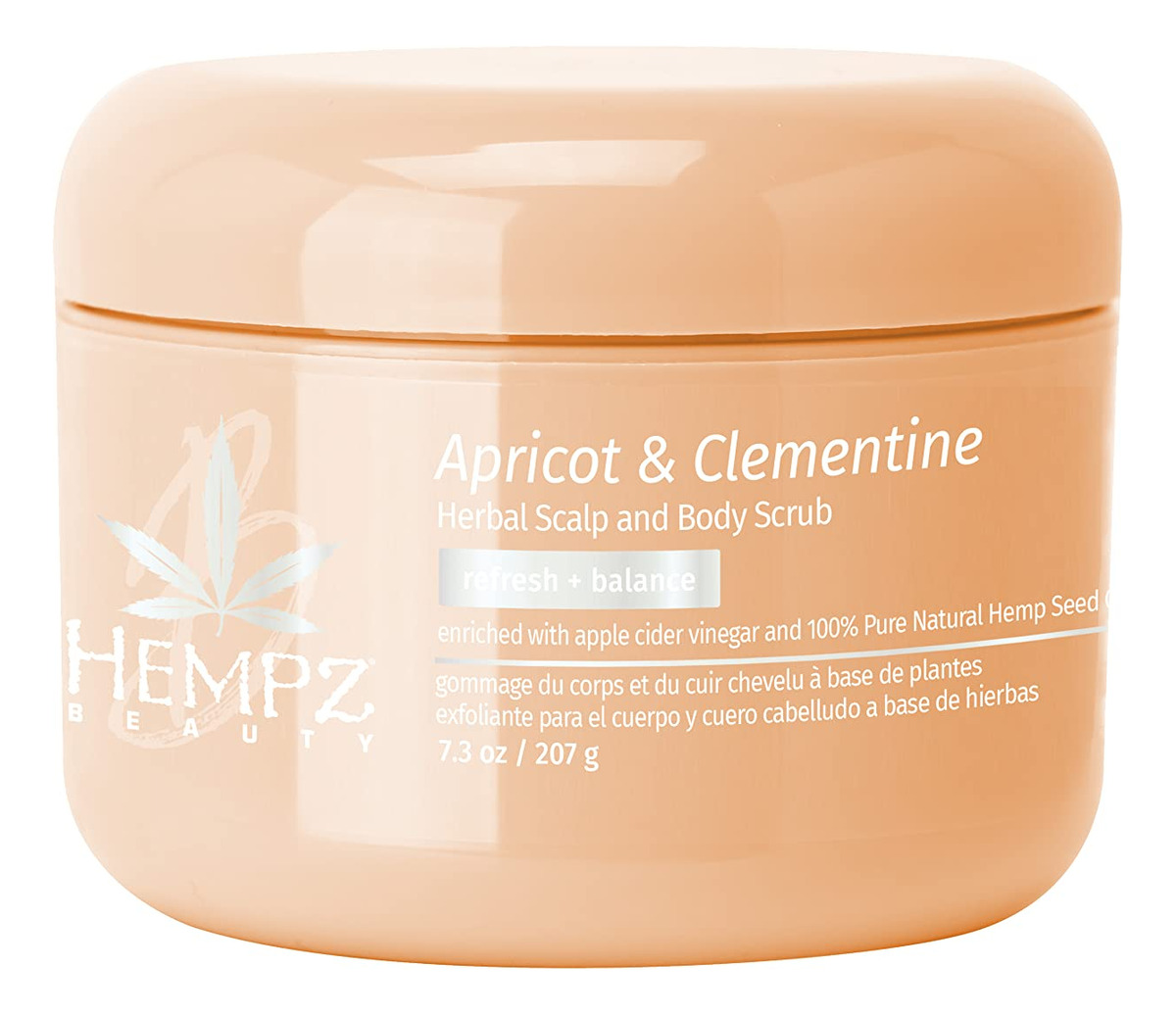 Esfoliante Para Couro Cabeludo E Corpo Hempz Beauty Apricot