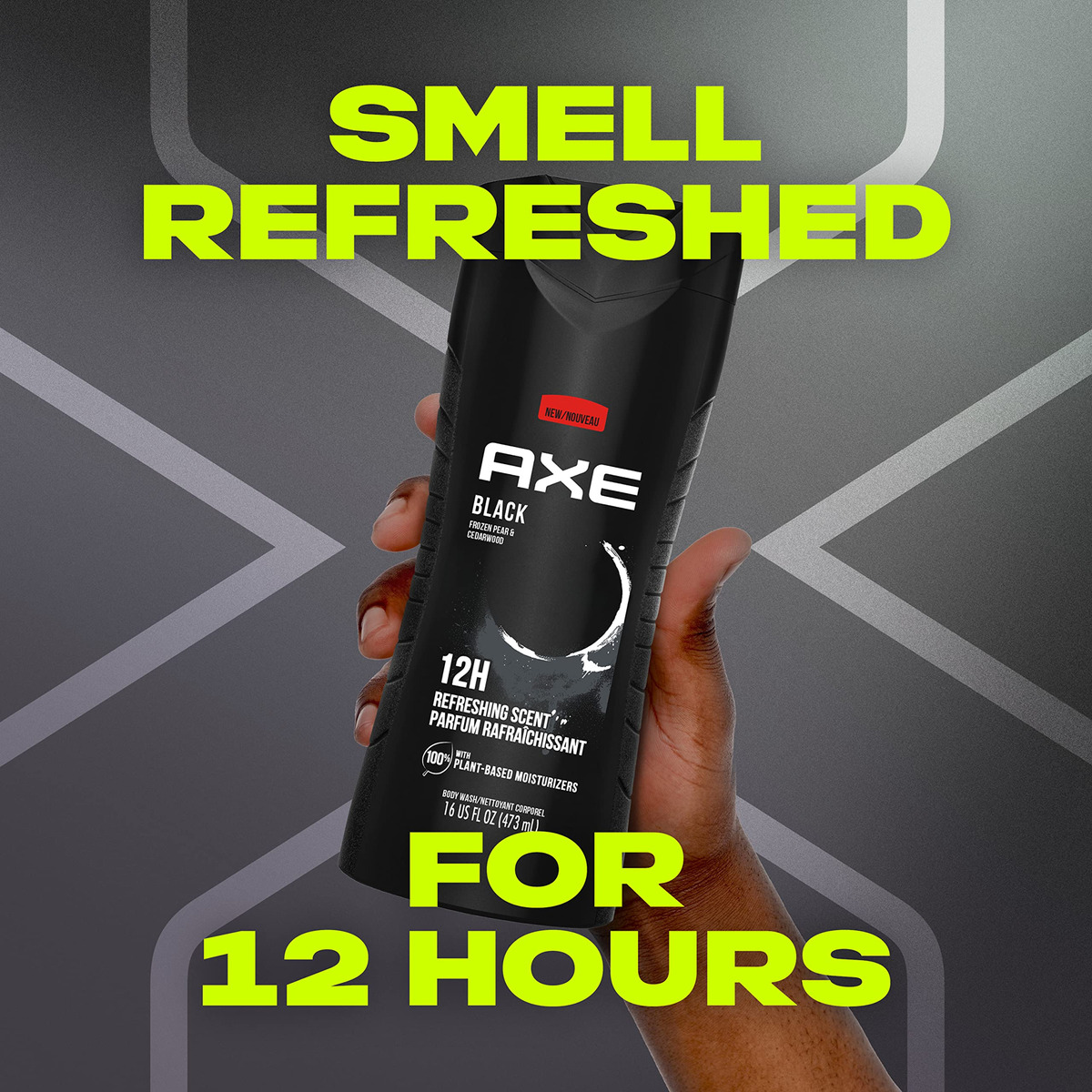Sabonete Líquido Axe Black 12h, Perfume Refrescante 473 Ml P - Imagem 3