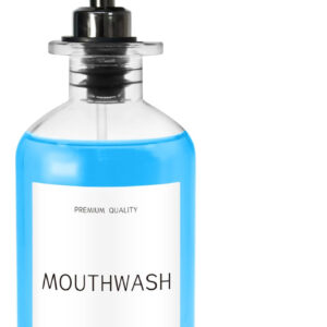 Dispensador De Enxaguatório Bucal Lewistin Clear Glass 350ml