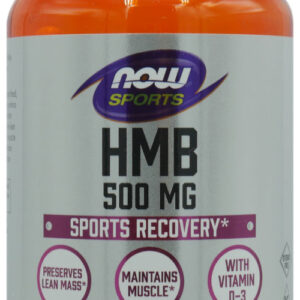 Hmb 500mg Com Vitamina D3 120veg Caps nowfoods Sabor Sem Sabor