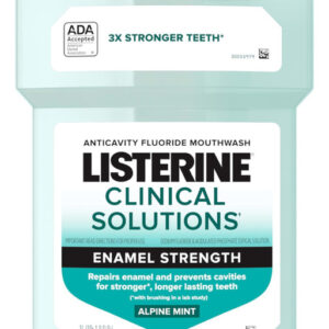 Enxaguante Bucal Listerine Clinical Solutions Enamel Strengt